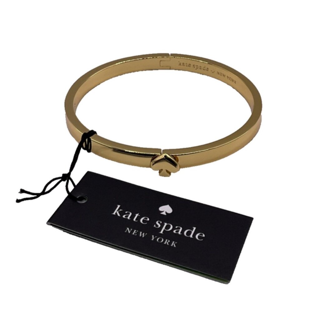 Kate Spade New York Everyday Spade Bangle Gold Tone Bracelet NEW Jewelry Gift